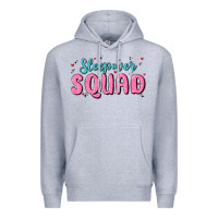Heather Grey sleepover squad Premium Hoodie - MaliasSmallBusiness
