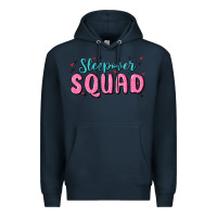 Navy sleepover squad Premium Hoodie - MaliasSmallBusiness
