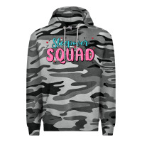 Slate Camo sleepover squad Premium Hoodie - MaliasSmallBusiness