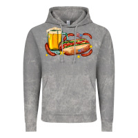 Cloud Rock hot dog and beer with stars and usa flags Vintage Hoodie - AdoDesignShop