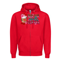Red mama needs coffee mothers day Zipper Hoodie - texasbilliewilder