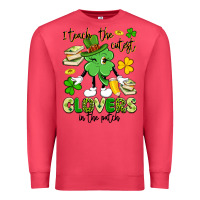 Cardinal i teach the cutest clovers in the patch Premium Sweatshirt - Artiststas