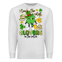 Oatmeal Heather i teach the cutest clovers in the patch Premium Sweatshirt - Artiststas