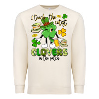 Sandshell i teach the cutest clovers in the patch Premium Sweatshirt - Artiststas