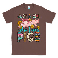 Chestnut just a girl who loves pigs Classic Tee - Zillion Design Studio