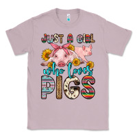 Lilac just a girl who loves pigs Classic Tee - Zillion Design Studio