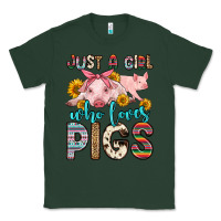 Sports Green just a girl who loves pigs Classic Tee - Zillion Design Studio