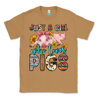Toasted Coconut just a girl who loves pigs Classic Tee - Zillion Design Studio