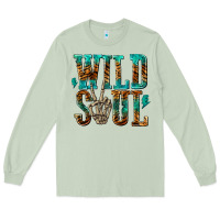 Matcha wild soul with skeleton hand Long Sleeve Tee - texasbilliewilder
