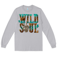 Moon Dust wild soul with skeleton hand Long Sleeve Tee - texasbilliewilder