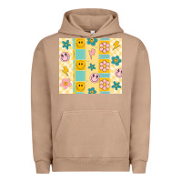 Pigment Burro retro daisy Urban Hoodie - MaliasSmallBusiness