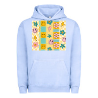 Pigment Grape Ice retro daisy Urban Hoodie - MaliasSmallBusiness