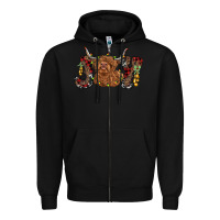 Black joy highland cow Zipper Hoodie - RanaPortraitStore