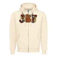 Sandshell joy highland cow Zipper Hoodie - RanaPortraitStore