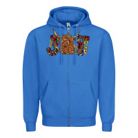 True Royal joy highland cow Zipper Hoodie - RanaPortraitStore