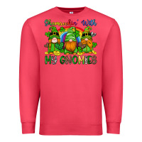 Cardinal shamrockin with my gnomies Premium Sweatshirt - Artiststas