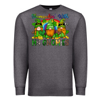 Charcoal Heather shamrockin with my gnomies Premium Sweatshirt - Artiststas