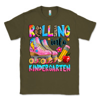 Army Green rolling into kindergarten grade Classic Tee - texasbilliewilder