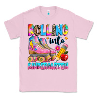 Bubblegum Pink rolling into kindergarten grade Classic Tee - texasbilliewilder