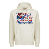Oatmeal Heather little miss firecracker Premium Hoodie - MaliasSmallBusiness