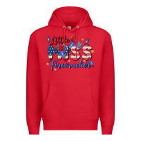 Red little miss firecracker Premium Hoodie - MaliasSmallBusiness