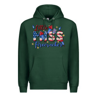 Sports Green little miss firecracker Premium Hoodie - MaliasSmallBusiness