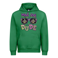 Emerald mardi gras dude Urban Hoodie - MaliasSmallBusiness