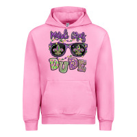 Fuchsia Pink mardi gras dude Urban Hoodie - MaliasSmallBusiness