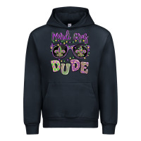 Navy mardi gras dude Urban Hoodie - MaliasSmallBusiness