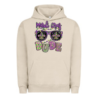 Pigment French Oak mardi gras dude Urban Hoodie - MaliasSmallBusiness