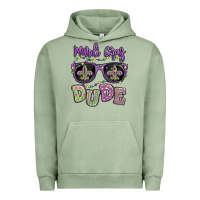 Pigment Oil Green mardi gras dude Urban Hoodie - MaliasSmallBusiness
