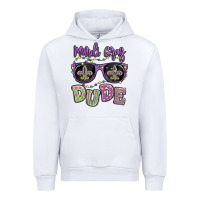 White mardi gras dude Urban Hoodie - MaliasSmallBusiness