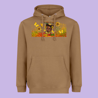 Juneteenth Little Miss Libbey Glass Heavyweight Hoodie Designed By Hra Design Shop