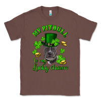Chestnut st patricks day my pitbuli my lucky charm with hat Classic Tee - RanaPortraitStore
