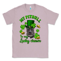 Lilac st patricks day my pitbuli my lucky charm with hat Classic Tee - RanaPortraitStore