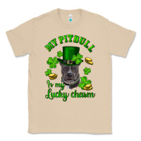Mushroom st patricks day my pitbuli my lucky charm with hat Classic Tee - RanaPortraitStore