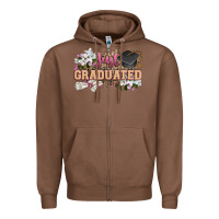 Chestnut just graduated Zipper Hoodie - Zillion Design Studio