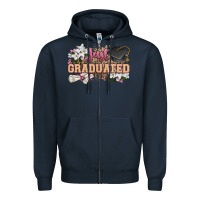 Navy just graduated Zipper Hoodie - Zillion Design Studio