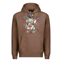 Chestnut it's ok to be different Premium Hoodie - MaliasSmallBusiness