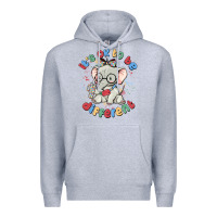 Heather Grey it's ok to be different Premium Hoodie - MaliasSmallBusiness