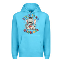 Ocean Blue it's ok to be different Premium Hoodie - MaliasSmallBusiness