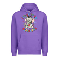 Purple it's ok to be different Premium Hoodie - MaliasSmallBusiness