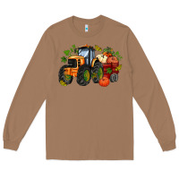 Toasted Coconut fall tractor with pumpkin Long Sleeve Tee - AdoDesignShop