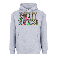 Heather Grey minding my own small bussiness Heavyweight Hoodie - CowhideDigitalArt