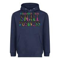Navy minding my own small bussiness Heavyweight Hoodie - CowhideDigitalArt