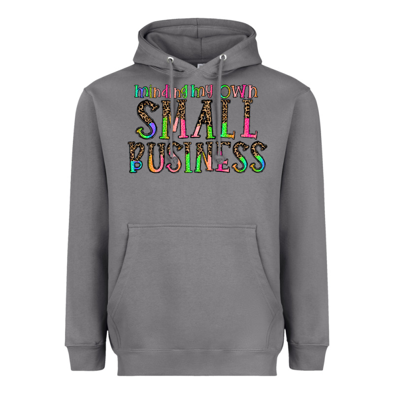 Minding My Own Small Bussiness Heavyweight Hoodie by CowhideDigitalArt | Teevron