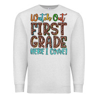 Oatmeal Heather watch out first grade here i come! Premium Sweatshirt - JahusDesignShop