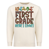 Sandshell watch out first grade here i come! Premium Sweatshirt - JahusDesignShop