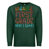 Sports Green watch out first grade here i come! Premium Sweatshirt - JahusDesignShop