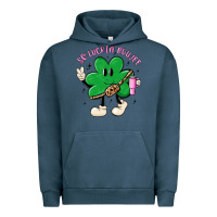 Pigment Midnight Navy so luckin boujee Urban Hoodie - MaliasSmallBusiness